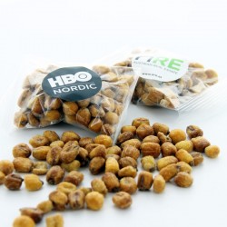 Reklame Ristede Majs Flowpack m. Label