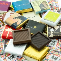 Neapolitan Chokolade Firkanter
