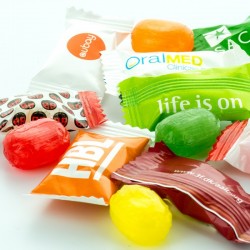 BonBon Budget Mini Flowpack    til dit firmas logo